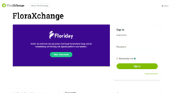 Desktop Screenshot of floraxchange.com